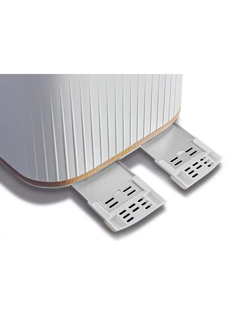 Wood Textured Scandi 4 Slice Toaster
