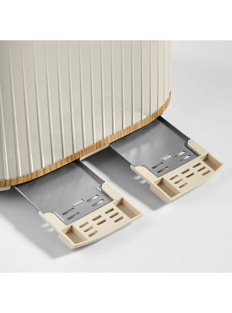 Wood Textured Scandi 4 Slice Toaster