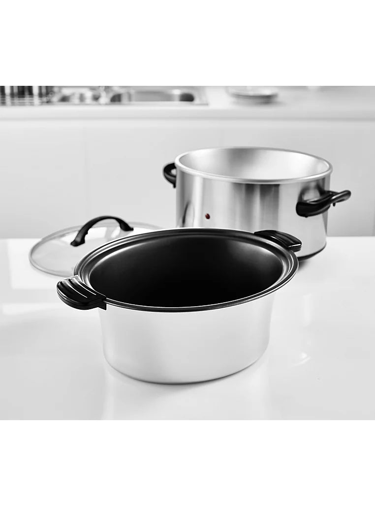 Large Stainless Steel 5L Slow Cooker Kitchen Appliance