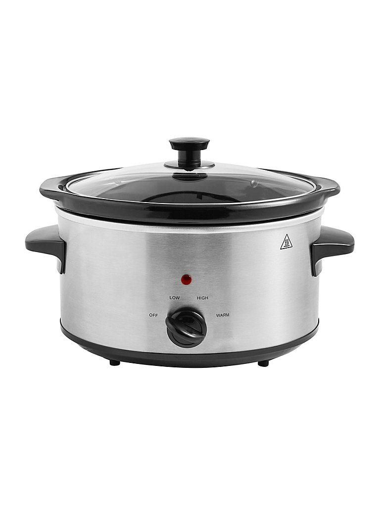 Stainless Steel 3L Slow Cooker Kitchen Appliance