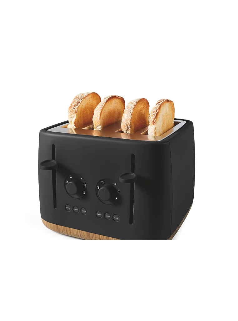Matte Scandi 4 Slice Electric Toaster Kitchen Appliance