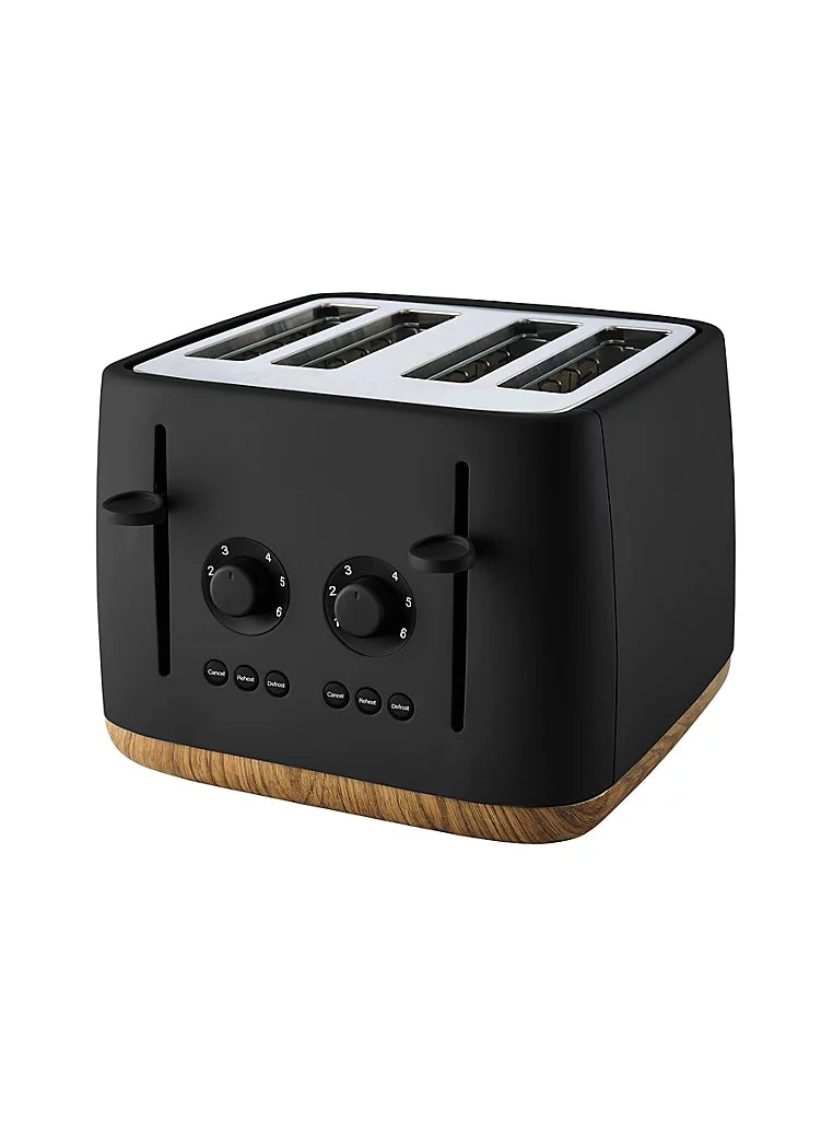 Matte Scandi 4 Slice Electric Toaster Kitchen Appliance
