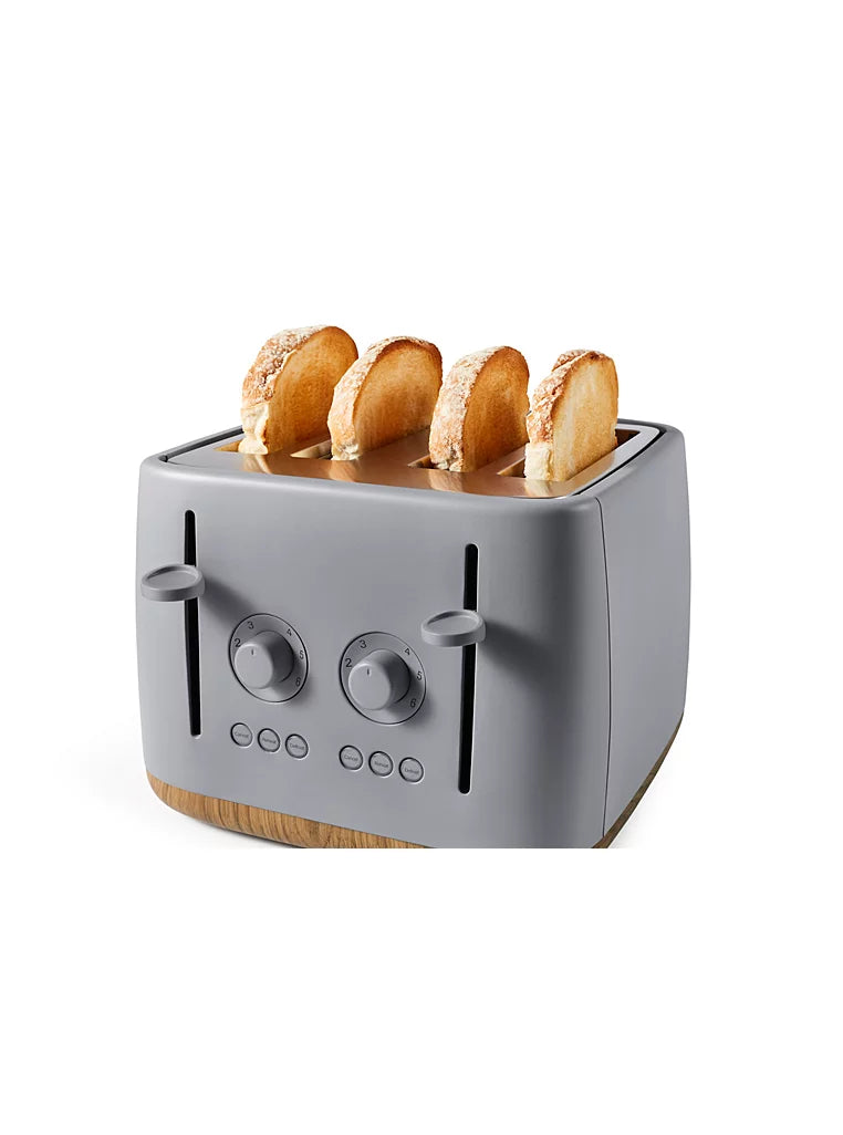 Matte Scandi 4 Slice Electric Toaster Kitchen Appliance