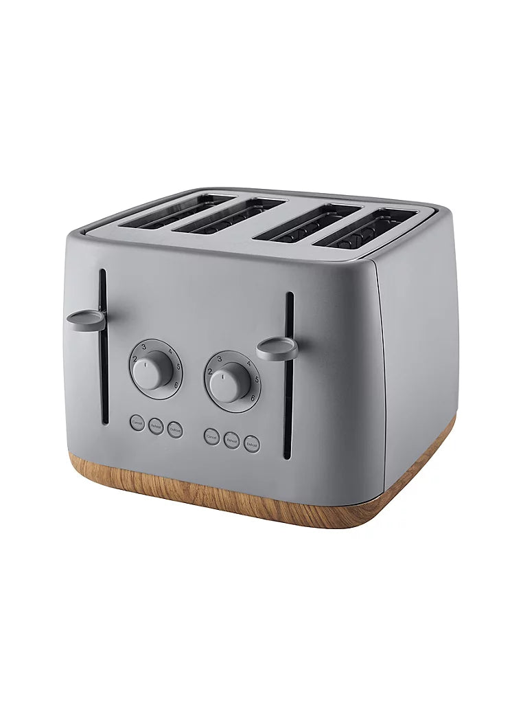 Matte Scandi 4 Slice Electric Toaster Kitchen Appliance
